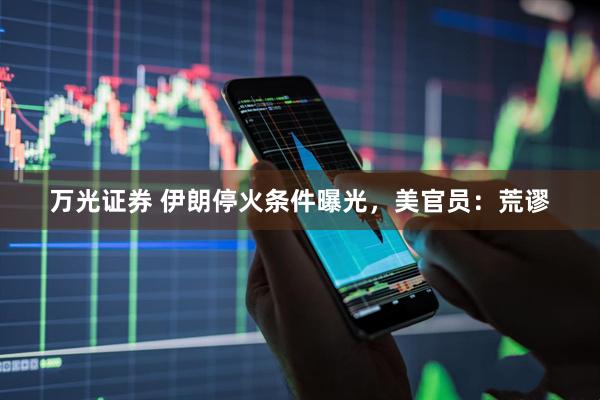 万光证券 伊朗停火条件曝光，美官员：荒谬
